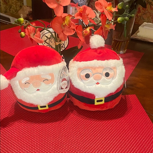 Squishmallows Santa Plush Duo Red and White - Picture 10 of 10